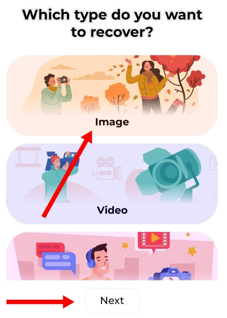 delete photo ko recover kaise kare