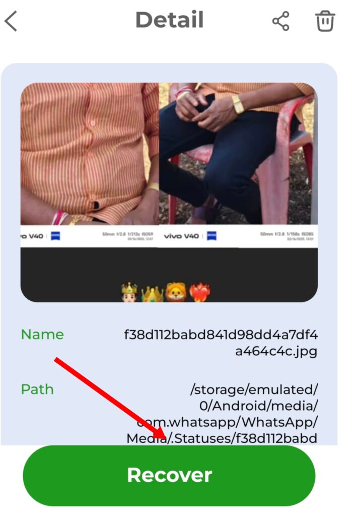 delete photo ko recover kaise kare
